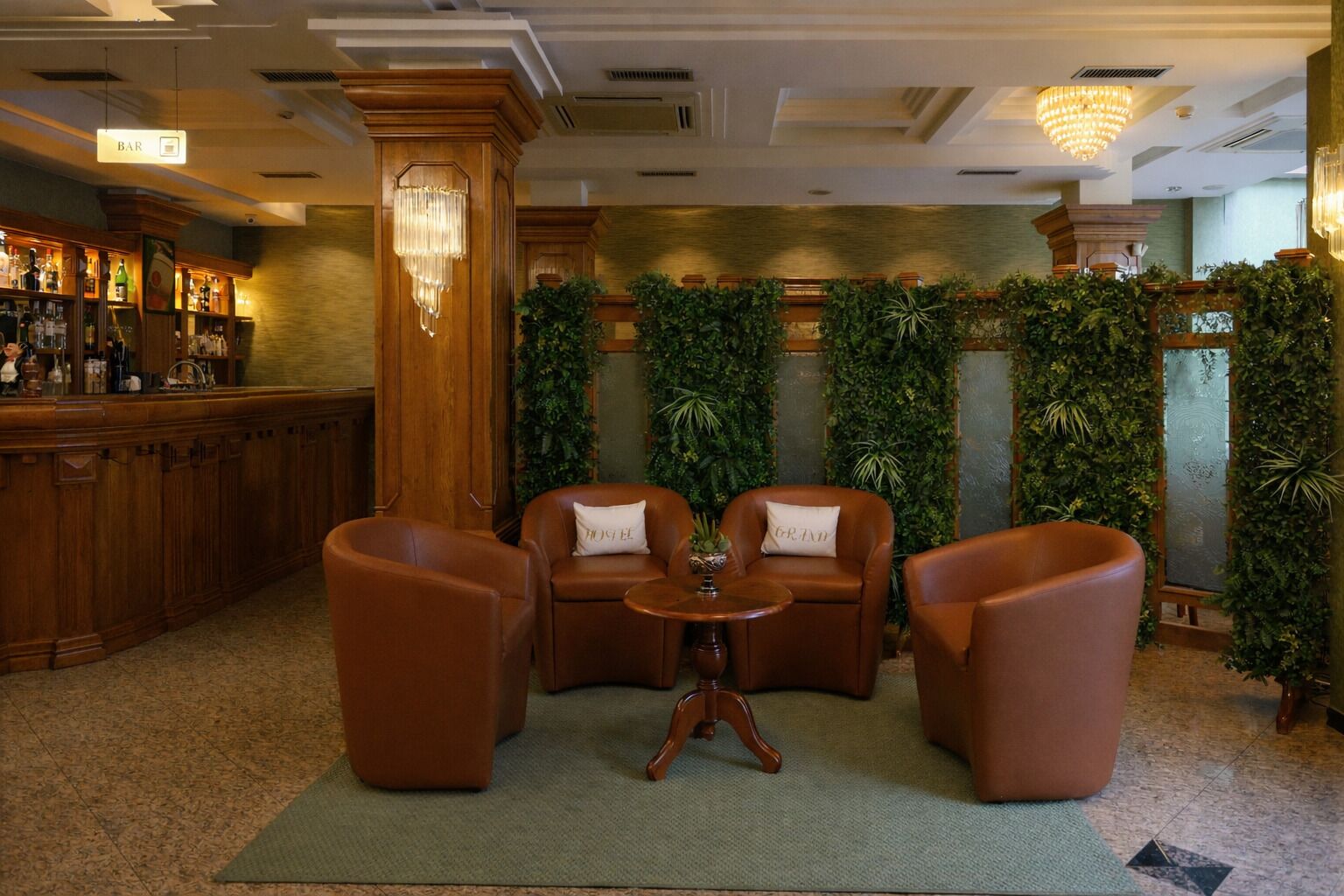 Lobby sitting area