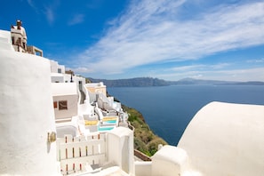 View from property - White Cave House (Santorini)