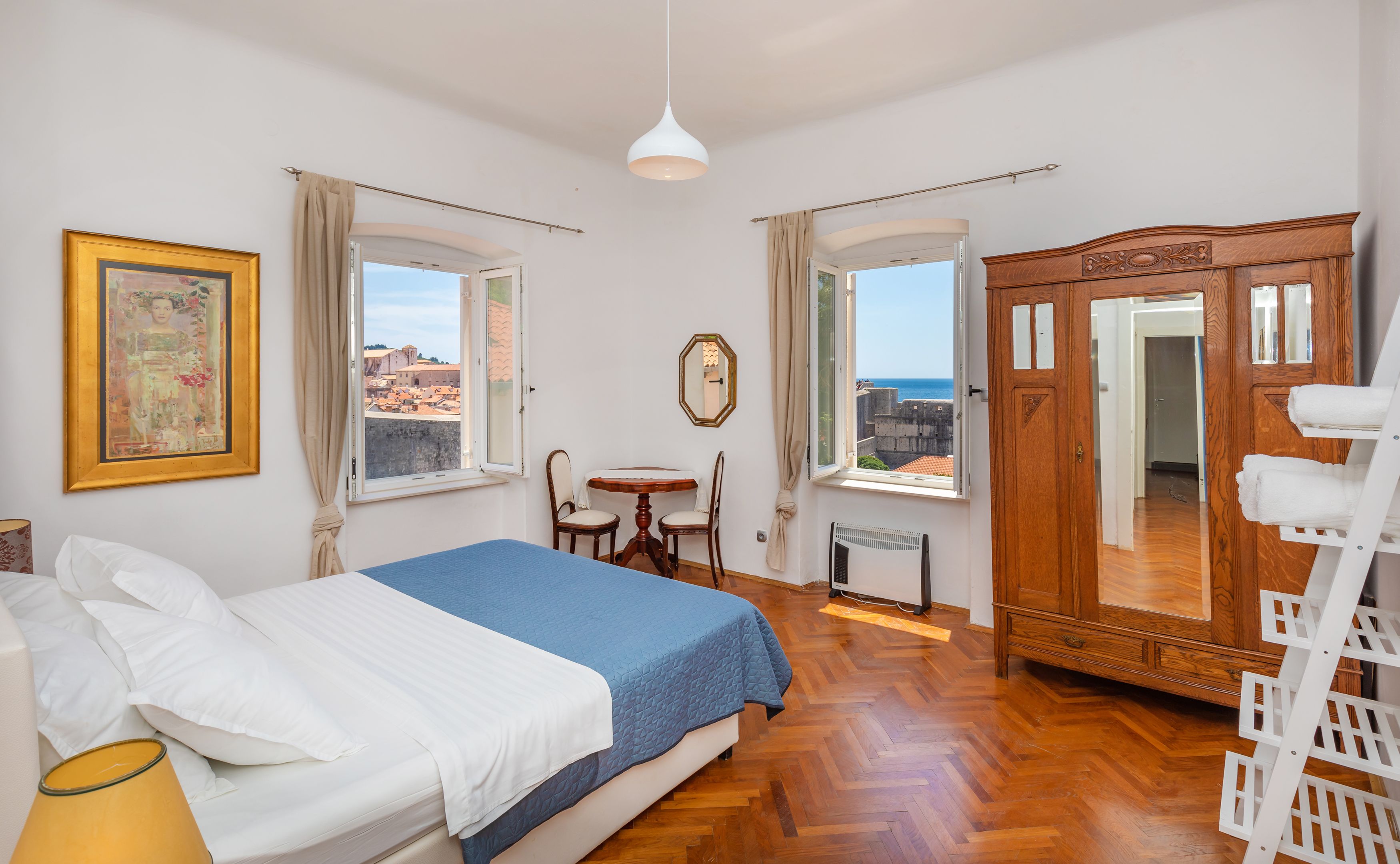 Standard Apartment | Premium bedding, desk, soundproofing, iron/ironing board