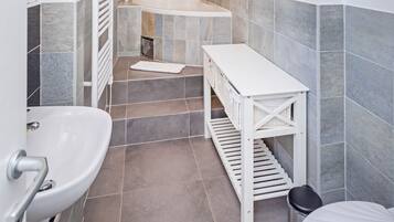 Standard Apartment | Bathroom | Separate tub and shower, hair dryer, towels, soap