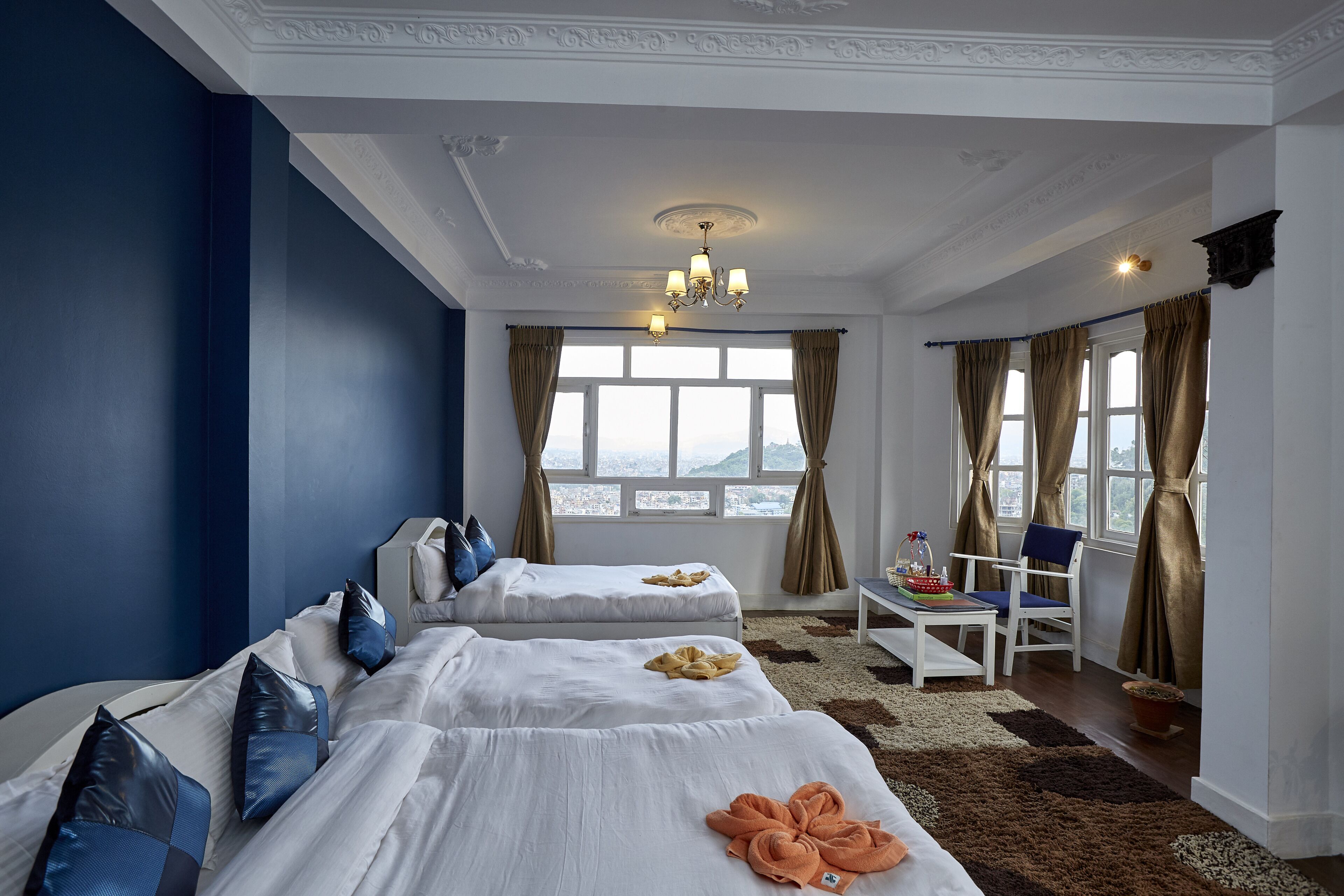 4 makuuhuonetta, tallelokero huoneessa, silitysrauta/-lauta, Wi-Fi