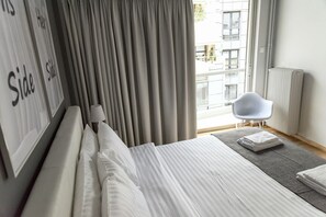 Iron/ironing board, free cots/infant beds, free WiFi