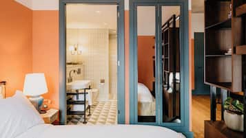 Premium bedding, in-room safe, individually furnished, laptop workspace