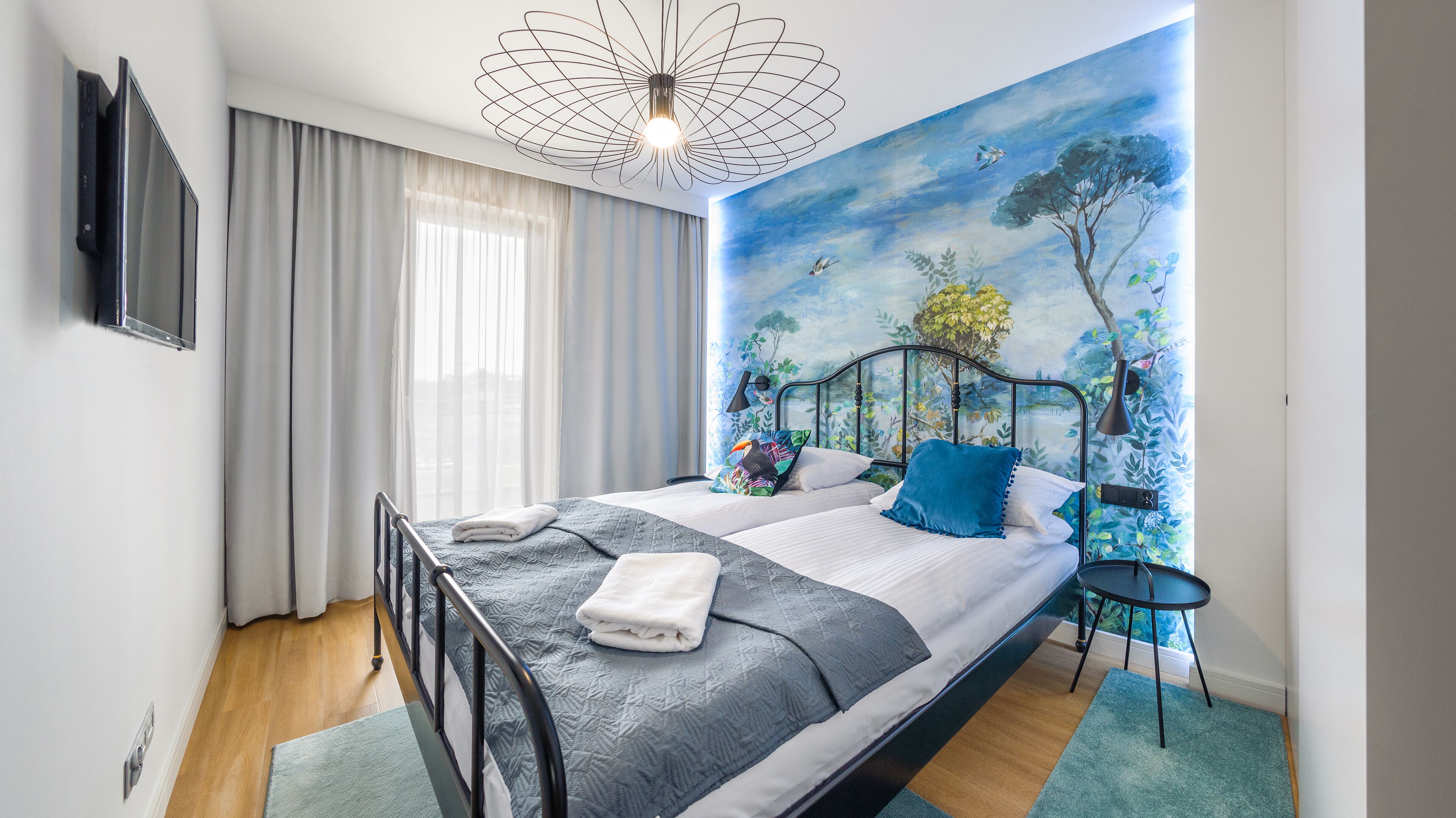 อพาร์ทเมนท์ (34) | พื้นที่ทำงานแบบใช้แล็ปท็อป, เตารีด/โต๊ะรีดผ้า, Wi-Fi ฟรี, ผ้าปูที่นอน