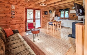 Fernseher, Kamin