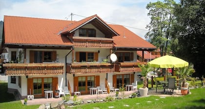 Appartement de 2 pièces dans le grenier avec balcon