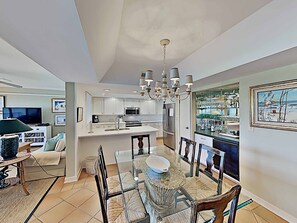 Fridge, microwave, oven, stovetop - Marshfront 14E Beautiful View, Beach & Pool! (Pawleys Island)