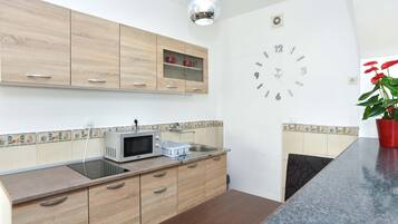 Standard Apartment | Private kitchen | Fridge, microwave, stovetop, coffee/tea maker