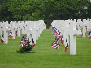 Outdoor banquet area