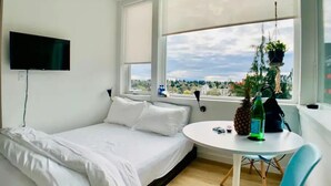 Business Studio, 1 Queen Bed | Individually decorated, individually furnished, desk, laptop workspace - Prime Roosevelt Contemporary Studio (Seattle)