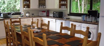 Comfortable property with ample space and views of the 5 sisters of Kintail