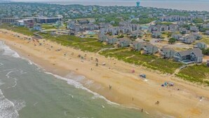 A coastal residential area with beachfront properties and a beach. - The Taylor at Ships Watch in Duck (Duck)