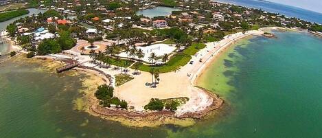 Beach nearby, beach towels