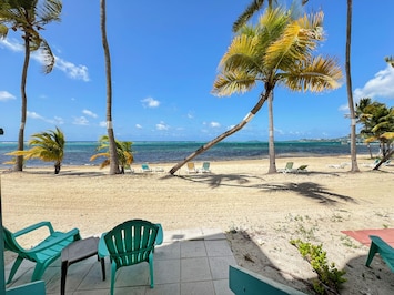 Beach from patio