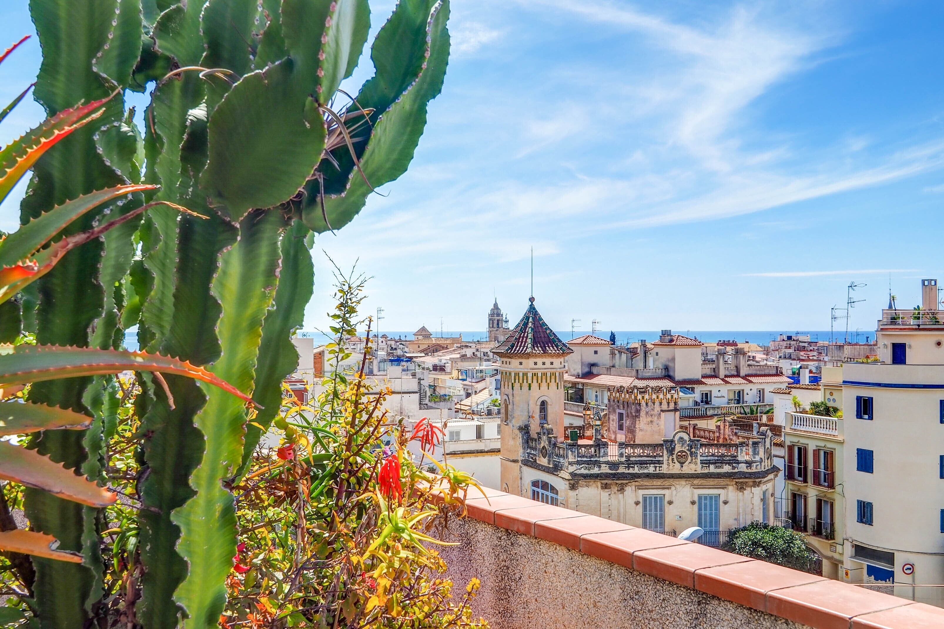 Blick von der Unterkunft