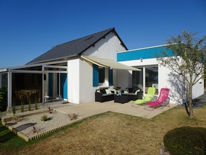 Property grounds - Single storey house with sea view, for 5 people (Hillion)