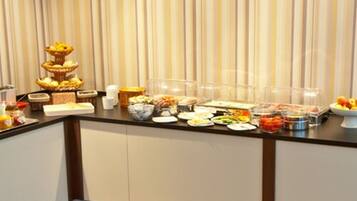 Daily buffet breakfast (EUR 13 per person)