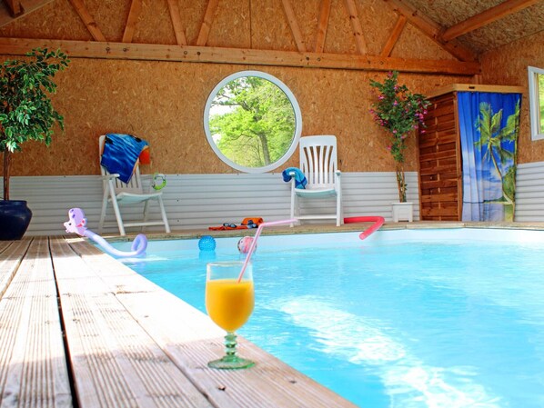 Pool - Renovated mill with shared pool and pet-friendly (Vernusse)