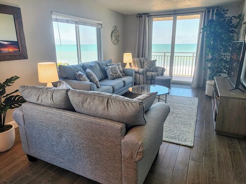 Oceanfront Corner 2BR Condo 2nd Floor Balcony Indian Harbour Beach, Unit 208