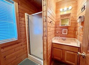Shower, towels