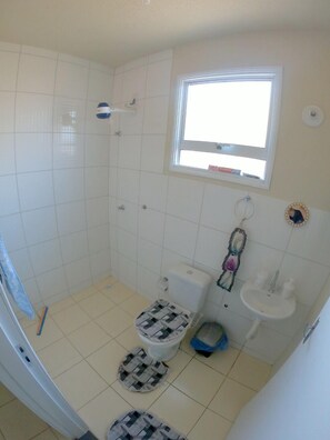 Towels, soap, toilet paper