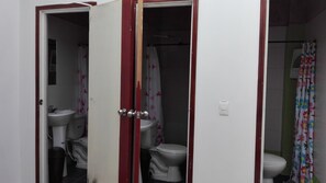 Shower, toilet paper