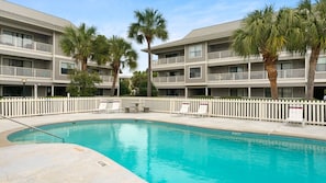 A heated pool - Modern Ground Floor Condo w/ 2 Pools, Beach Access + Free Attraction Tickets! (Santa Rosa Beach)