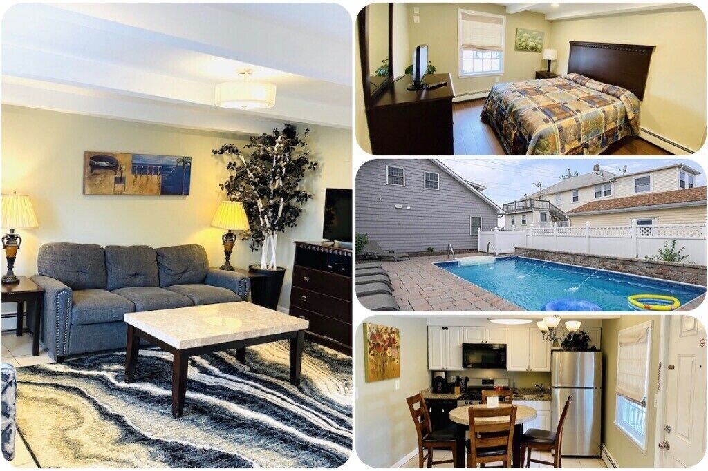 1 BR Beach Suite , Full Kitchen, Living Room,  - Onsite Pool