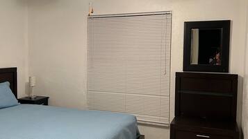 2 bedrooms, iron/ironing board, travel crib, WiFi