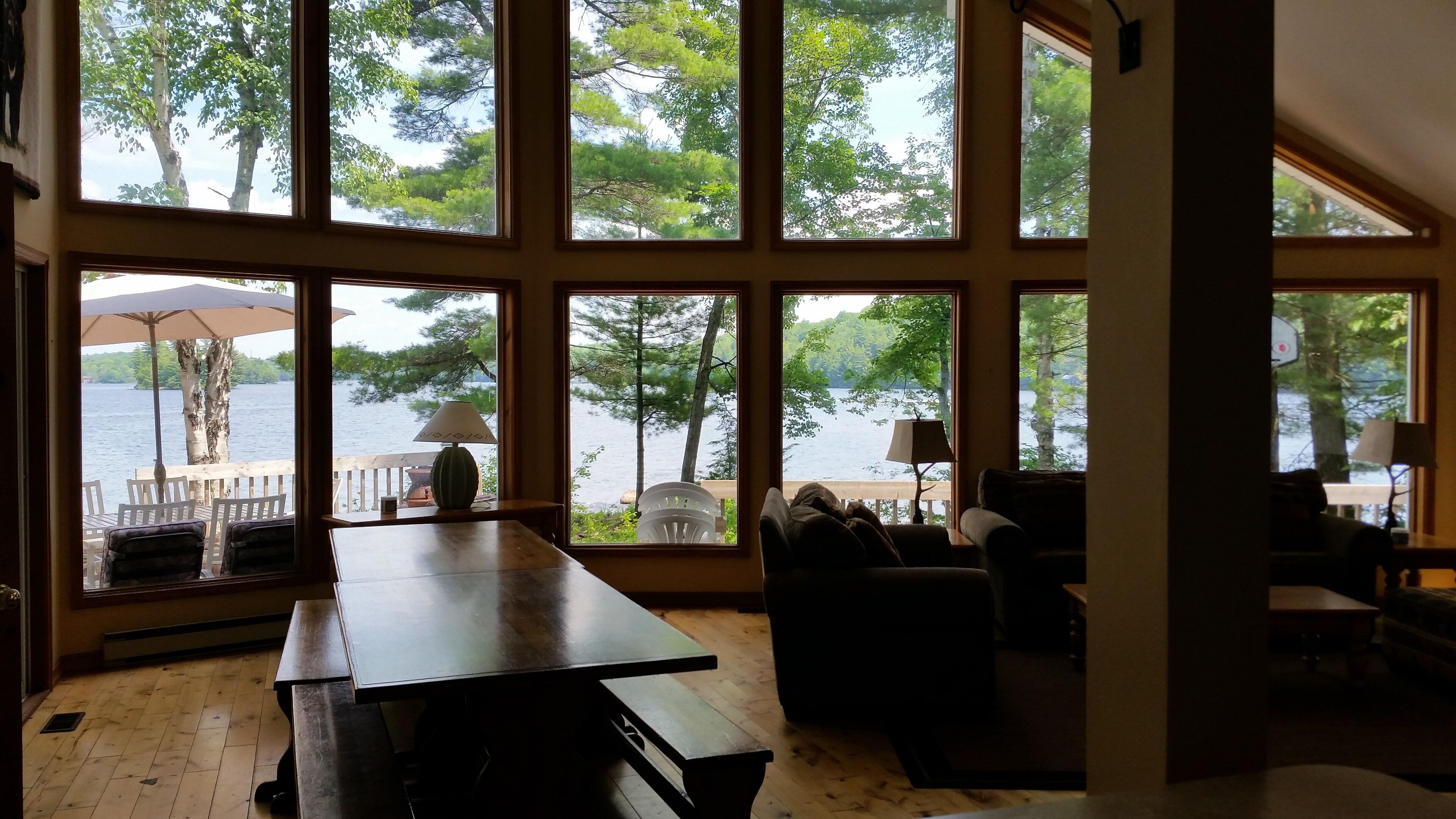 View from kitchen.