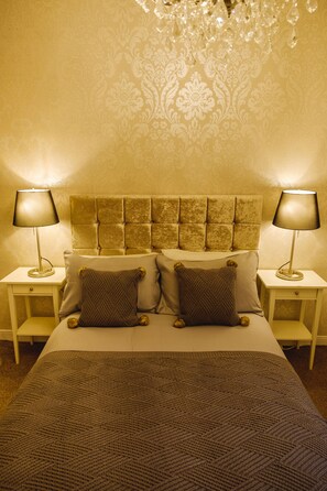 Luksushus, 1 dobbeltseng | 1 soverom, sengetøy av topp kvalitet og senger med overmadrass