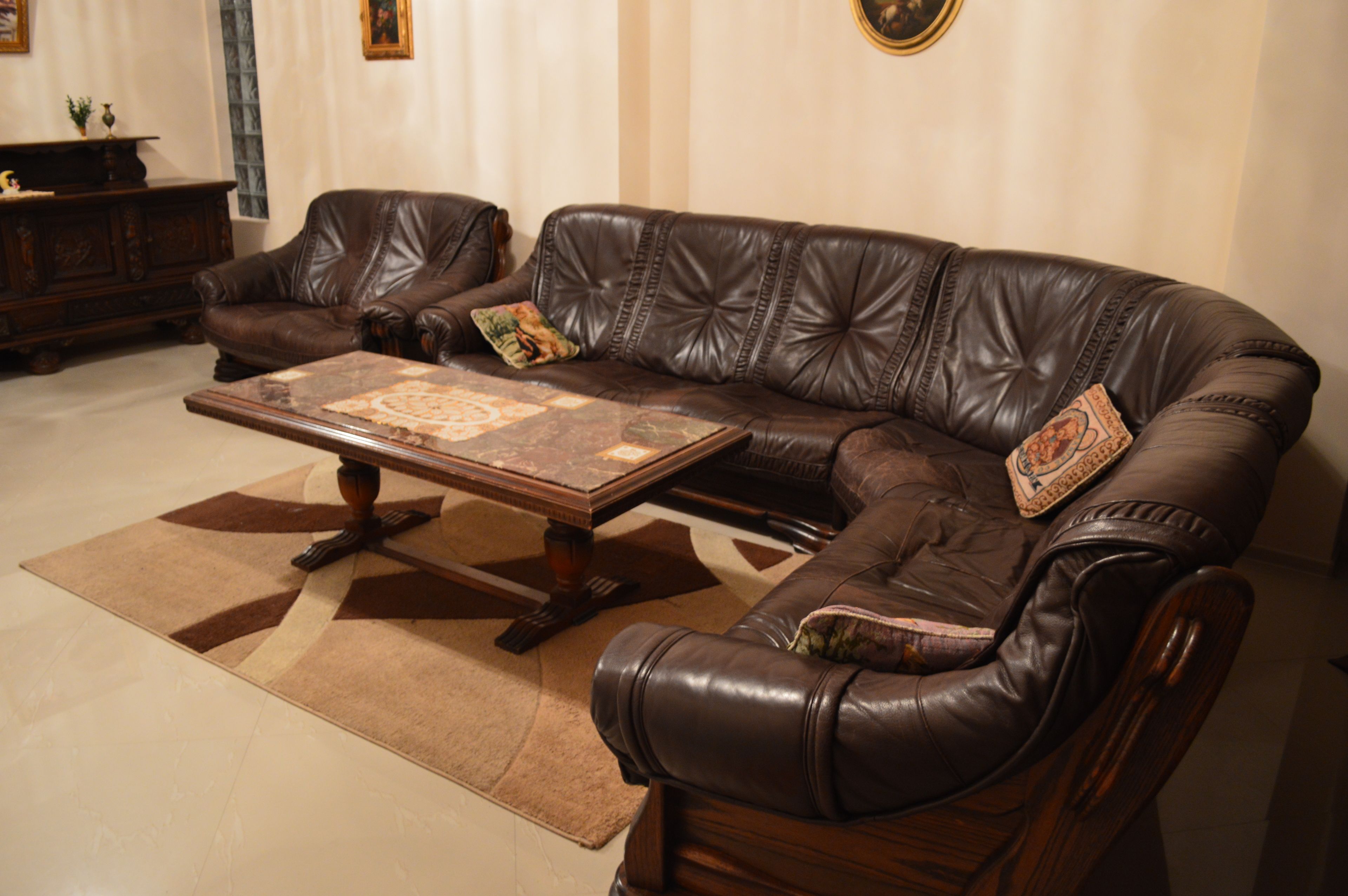 Family Apartment, 2 Bedrooms, Balcony, City View | Living area | Flat-screen TV