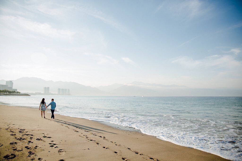 On the beach, sun loungers, beach towels