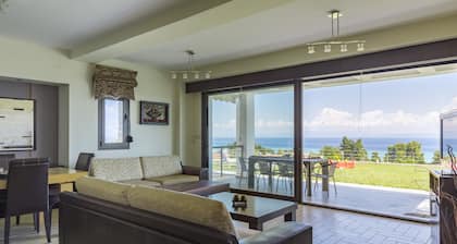 Villa Rossa - Deluxe 250m2, Garten, Grill, herrlicher Meerblick