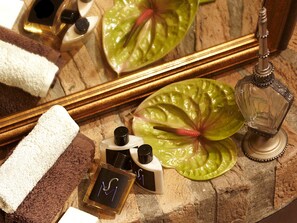 تجهيزات دش، مجففات شعر، مراحيض شطف، مناشف