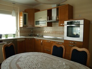 Fridge, microwave, oven, dishwasher - Family apartment 70 m2 (Maribor)