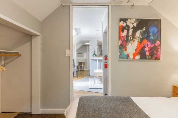 1 makuuhuone, työpöytä, silitysrauta/-lauta, ilmainen Wi-Fi