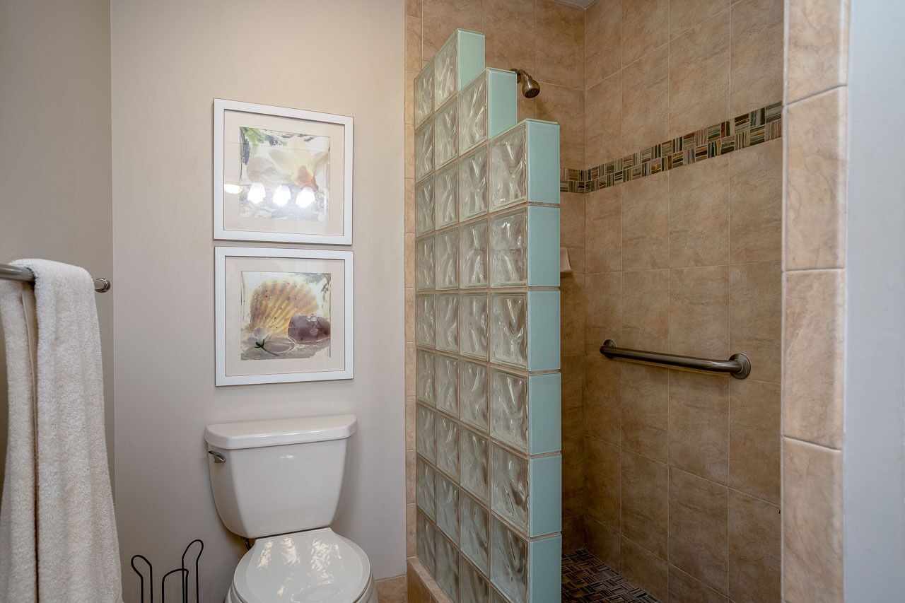 Bathtub, hair dryer, towels, soap