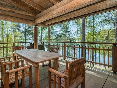Outdoor dining. Vacation home Patu by Interhome