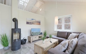 Fernseher, Kamin