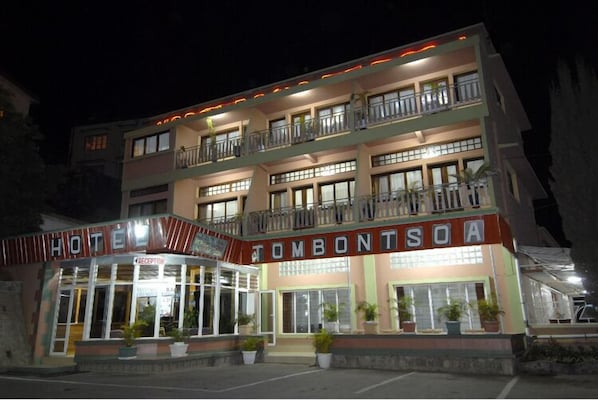 Front of property - evening/night