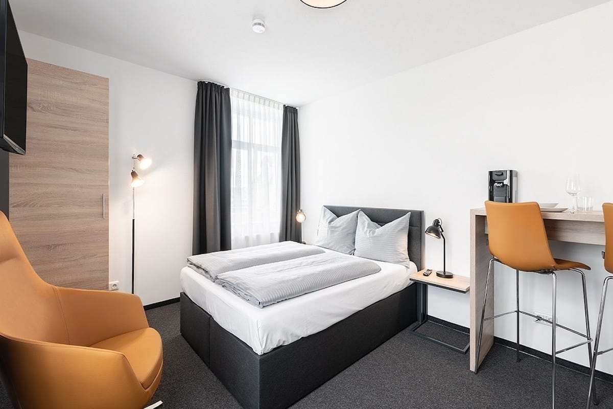 Studio (2 Adults) | 1 slaapkamer, luxe beddengoed, een bureau, een laptopwerkplek