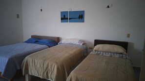 2 dormitorios, tabla de planchar con plancha, wifi y ropa de cama