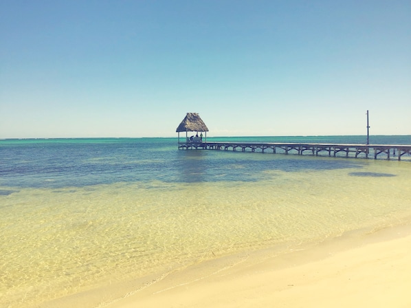 On the beach, sun-loungers, beach towels - Steps from the Sea - Minutes to Secret Beach (1B) (San Pedro, A.C.)