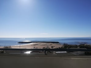 En la playa