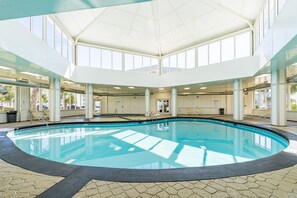 Indoor pool, a heated pool