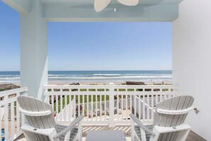 Property grounds - Elegant Oceanfront Home with Private Pool, Hot Tub & Beach Boardwalk! (South Padre Island)