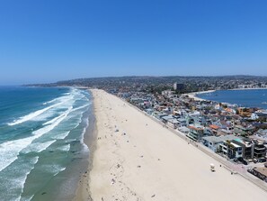 On the beach, sun loungers, beach towels - 65 Steps to Ocean • Private Home • 2-Car Garage (San Diego)