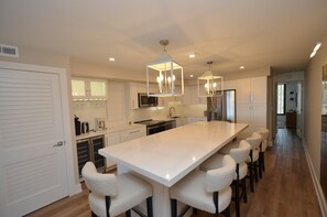 Fridge, microwave, oven, stovetop - WALK RIGHT ONTO THE BOARDWALK FROM APARTMENT PATIO! (Rehoboth Beach)