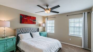 2 bedrooms, iron/ironing board, free WiFi, bed sheets